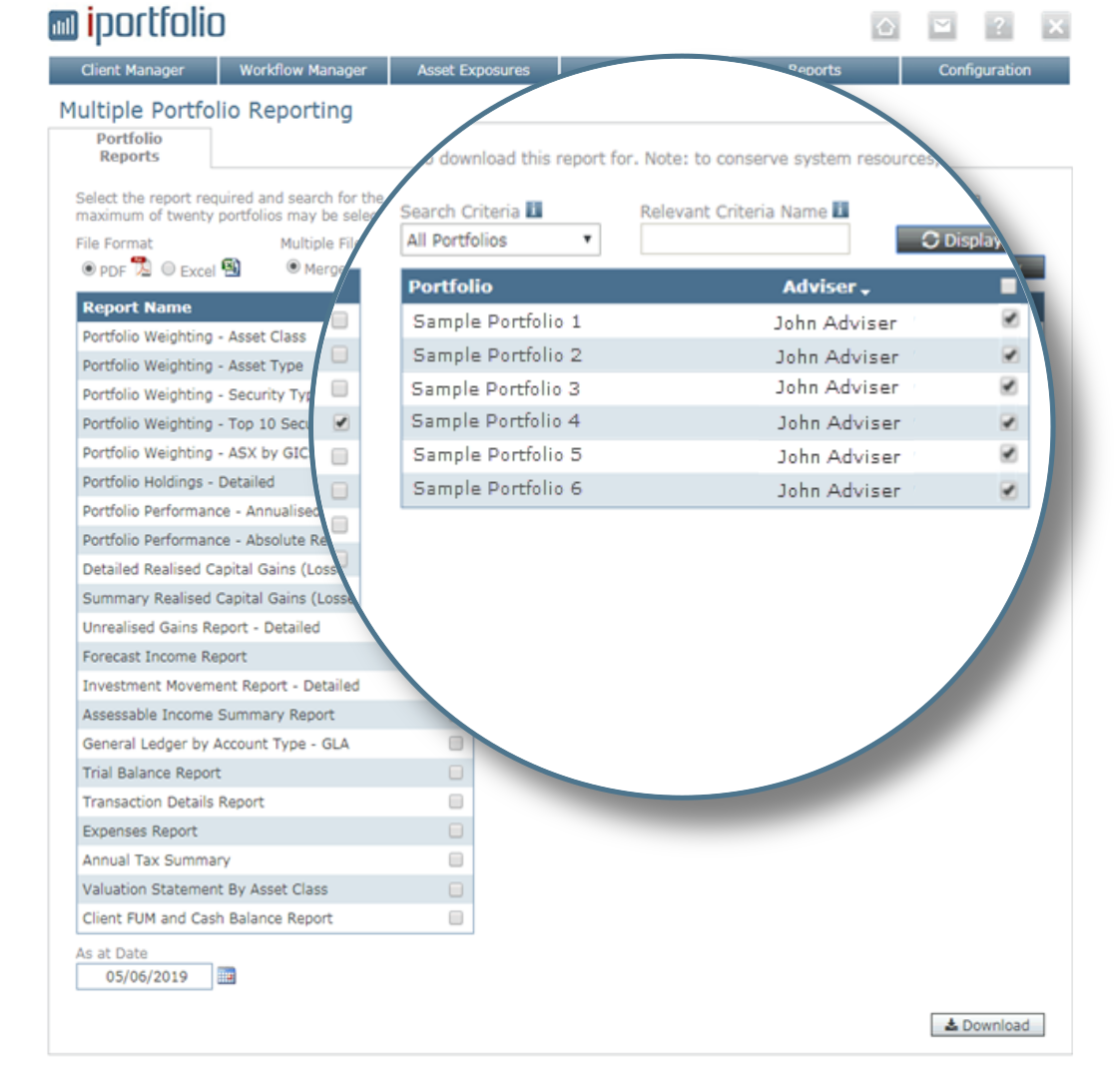 Multi_Portfolio_Reports